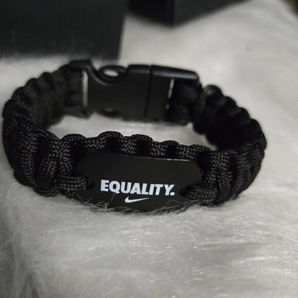 Nike Other - Nike Equality Paracord Outdoor Bracelet, Black, M/L